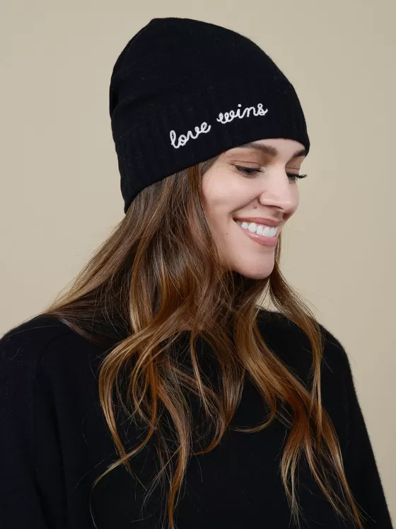 Cheap 27 Miles Malibu Love Wins Beanie Black/Snow