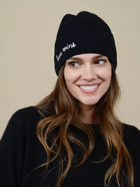 Cheap 27 Miles Malibu Love Wins Beanie Black/Snow